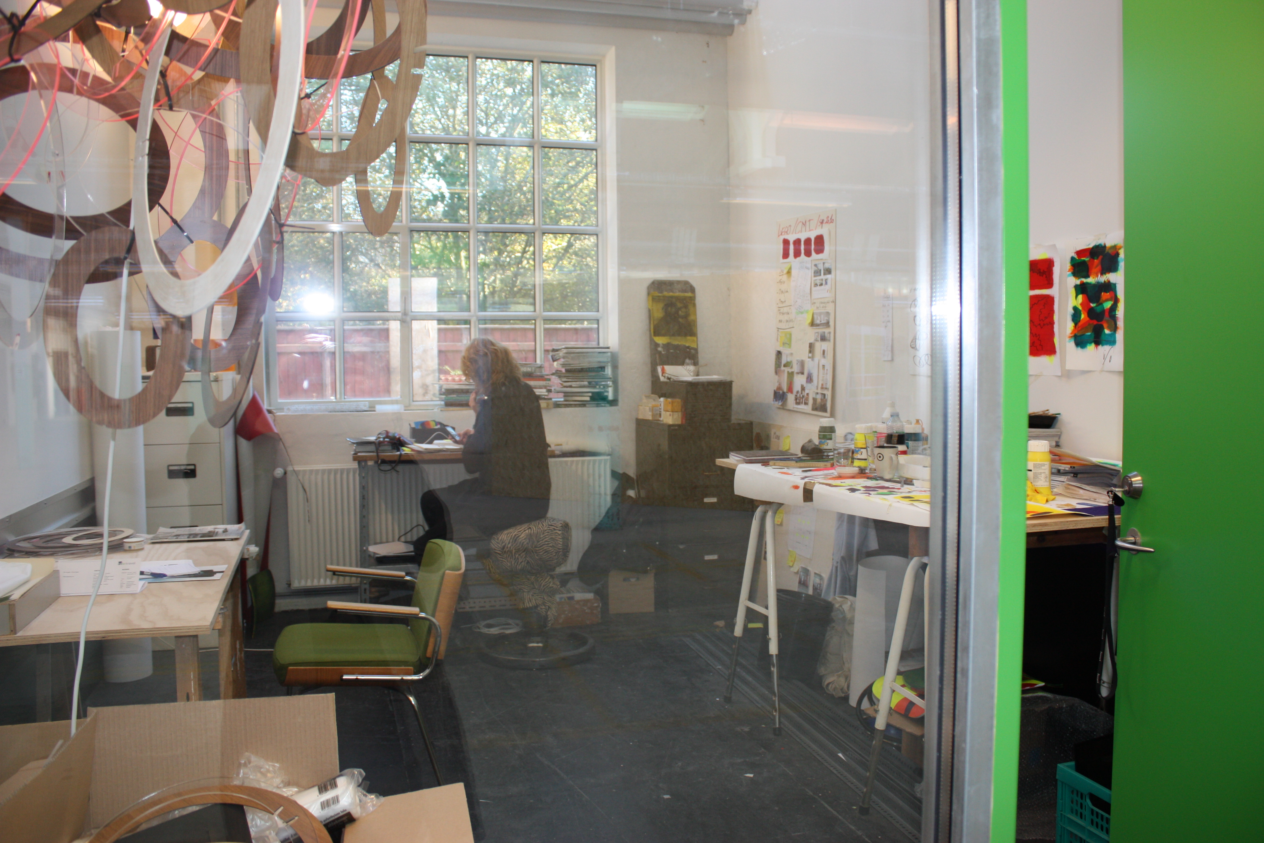 Lukket studio i Spinderihallerne