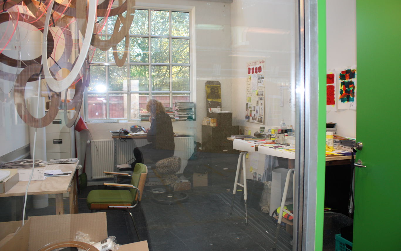 Lukket studio i Spinderihallerne