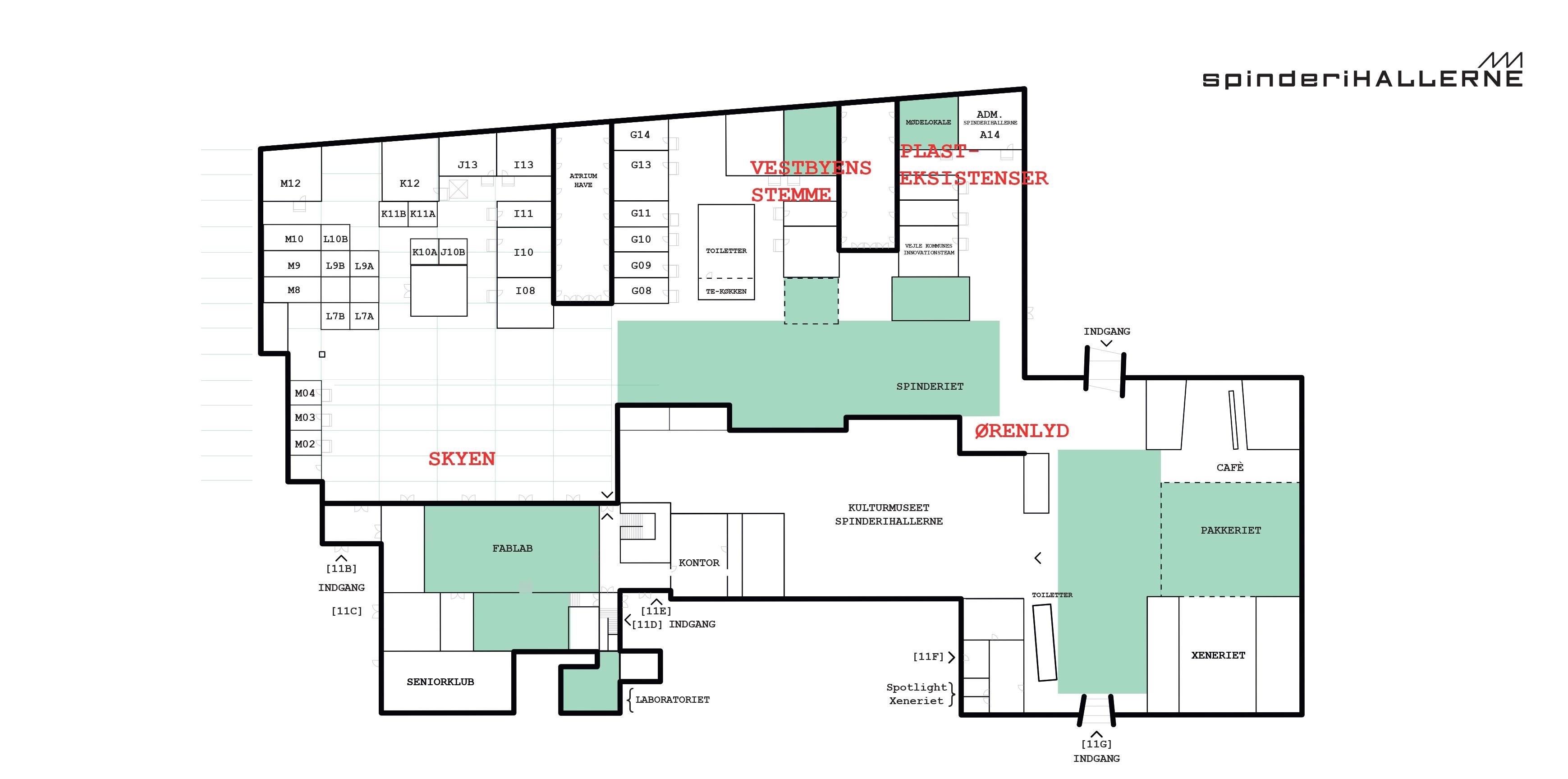 Kunst i Spinderihallerne