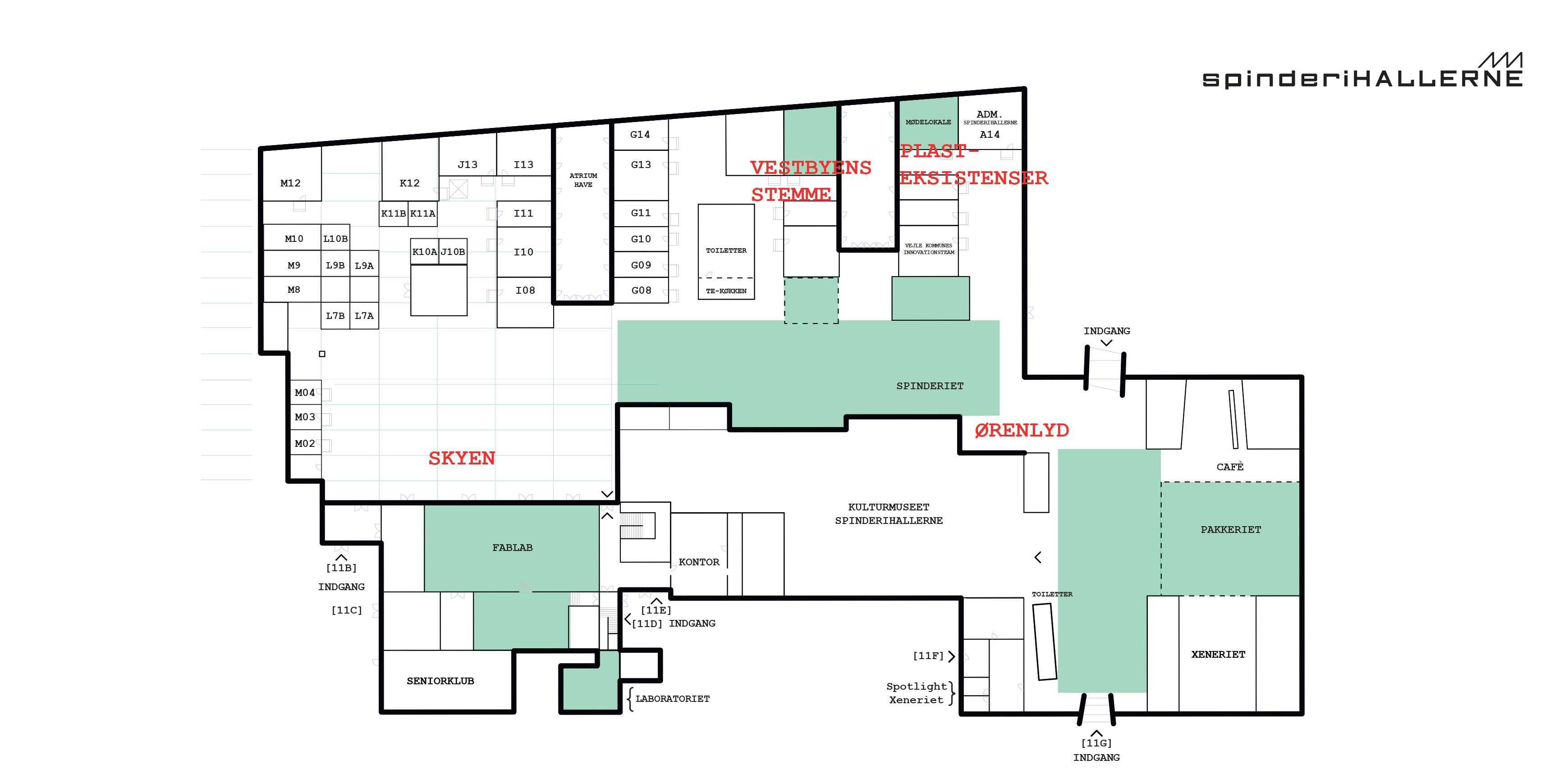 Kunst i Spinderihallerne