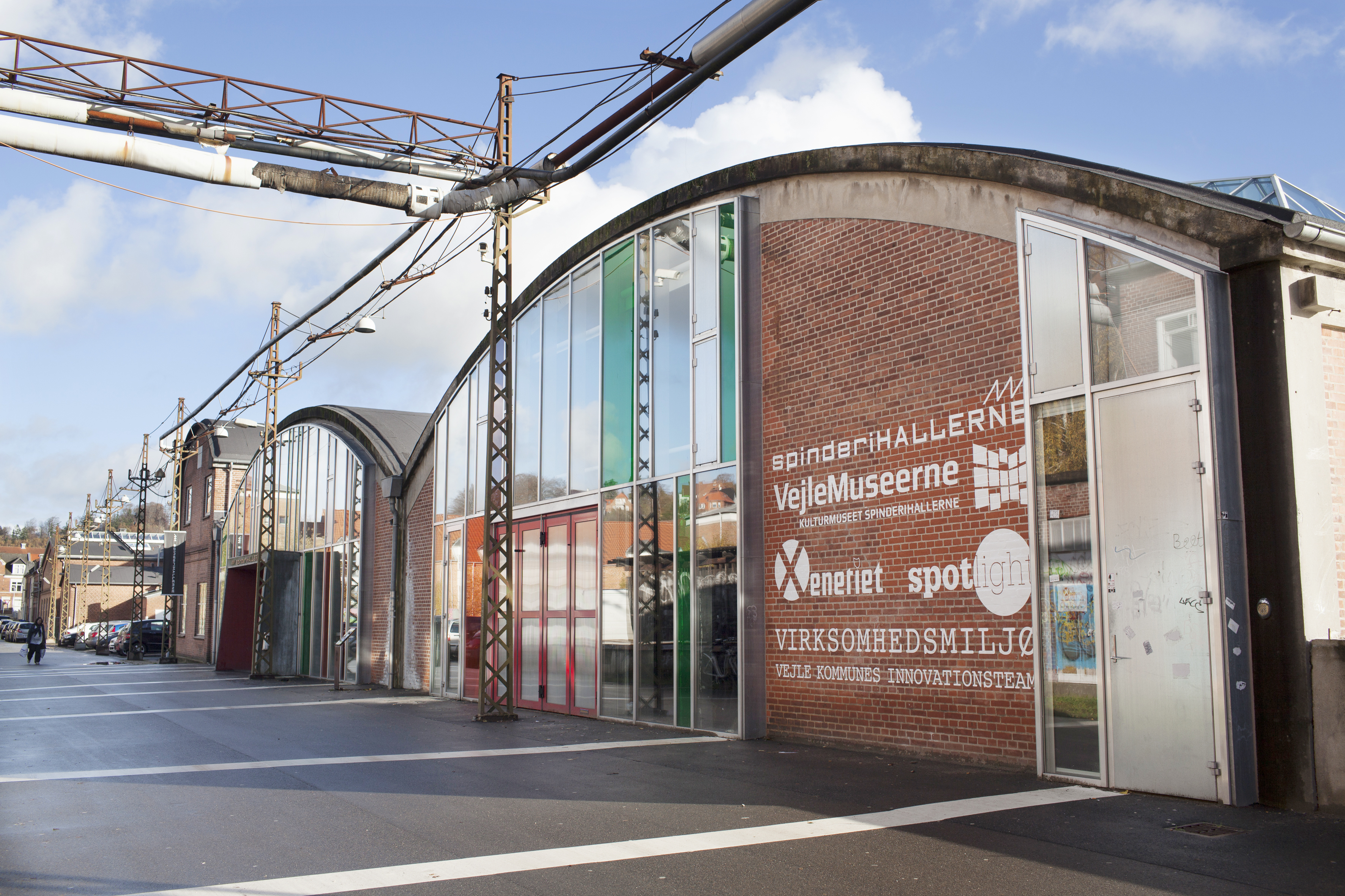 Spinderihallerne facade